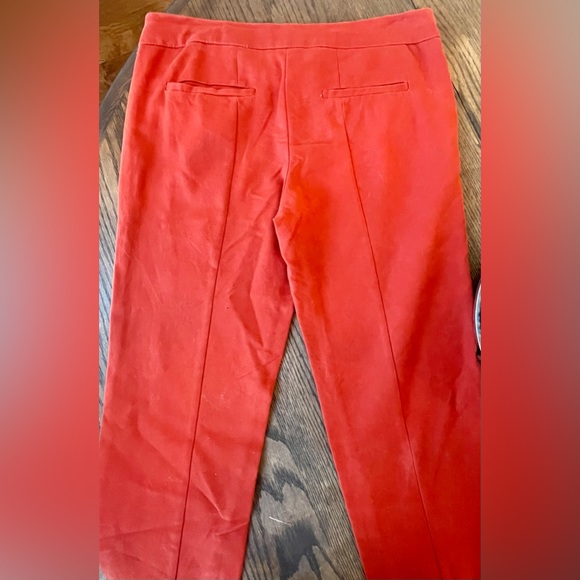 Valarie Bertinelli, Size 2, Burnt Red/Orange, ankle dress pants - Picture 3 of 4